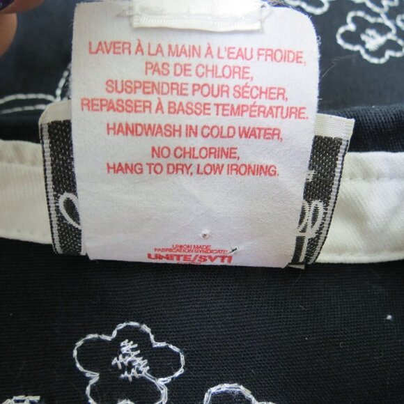 JOSEPH RIBKOFF Women's Black White Embroidered Zip Front Jacket 12 Contrast Cuff - Picture 7 of 10